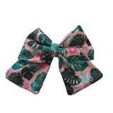 Strechbio Sailor Bow Clips Tropical Pink Green