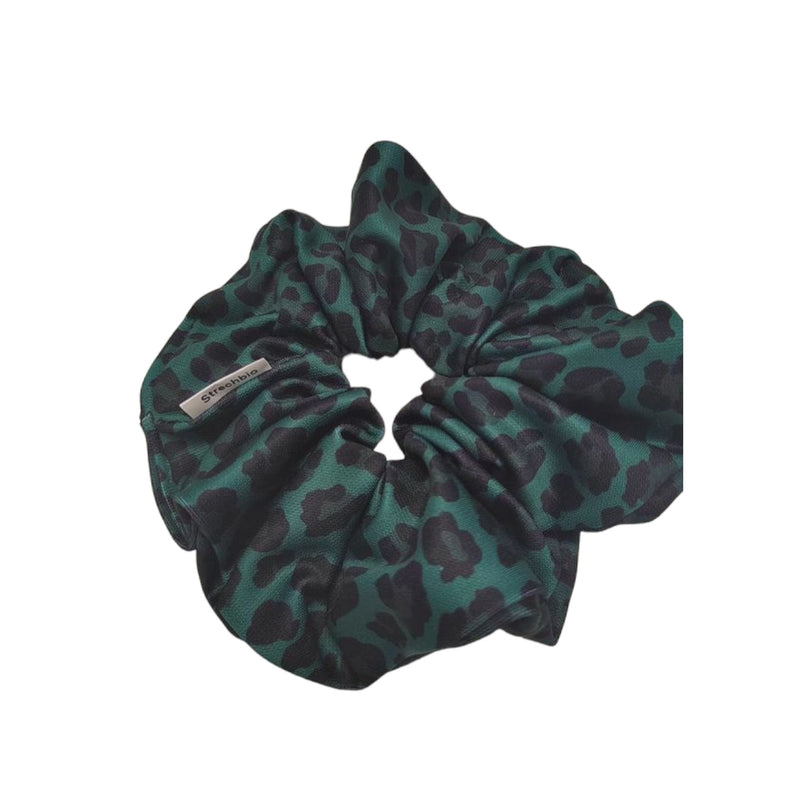 Stretchbio Scrunche Animal Print Green