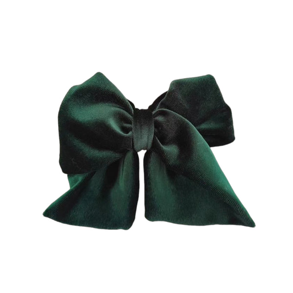 Strecbio Bowclip Velvet - Emerald