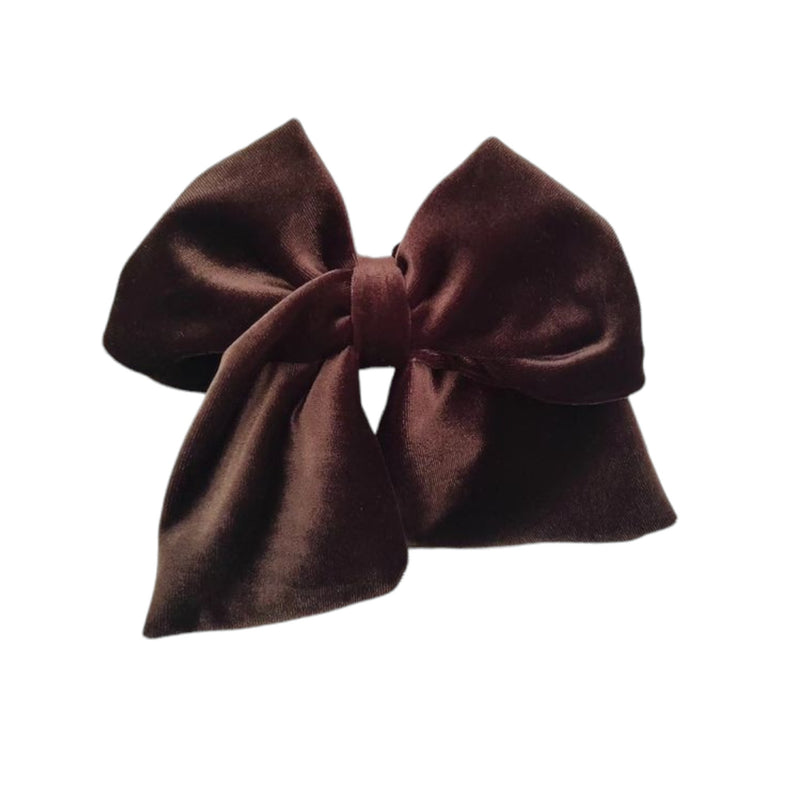 Strecbio Bowclip Velvet - Chocolate