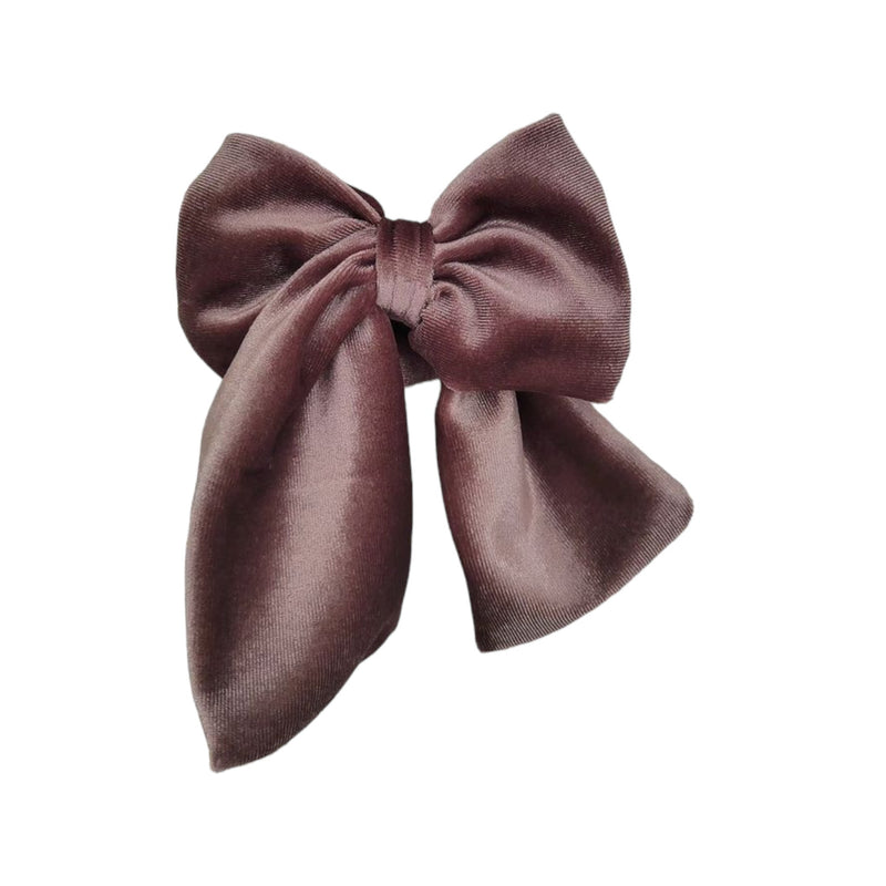 Strecbio Bowclip Velvet - Dusty Pink