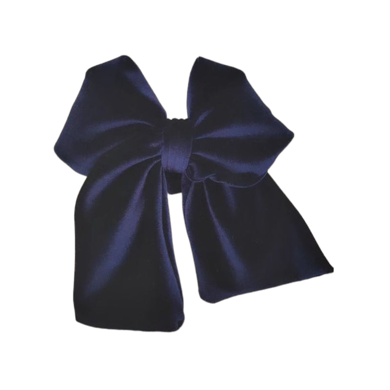 Strecbio Bowclip Velvet - Dark Blue